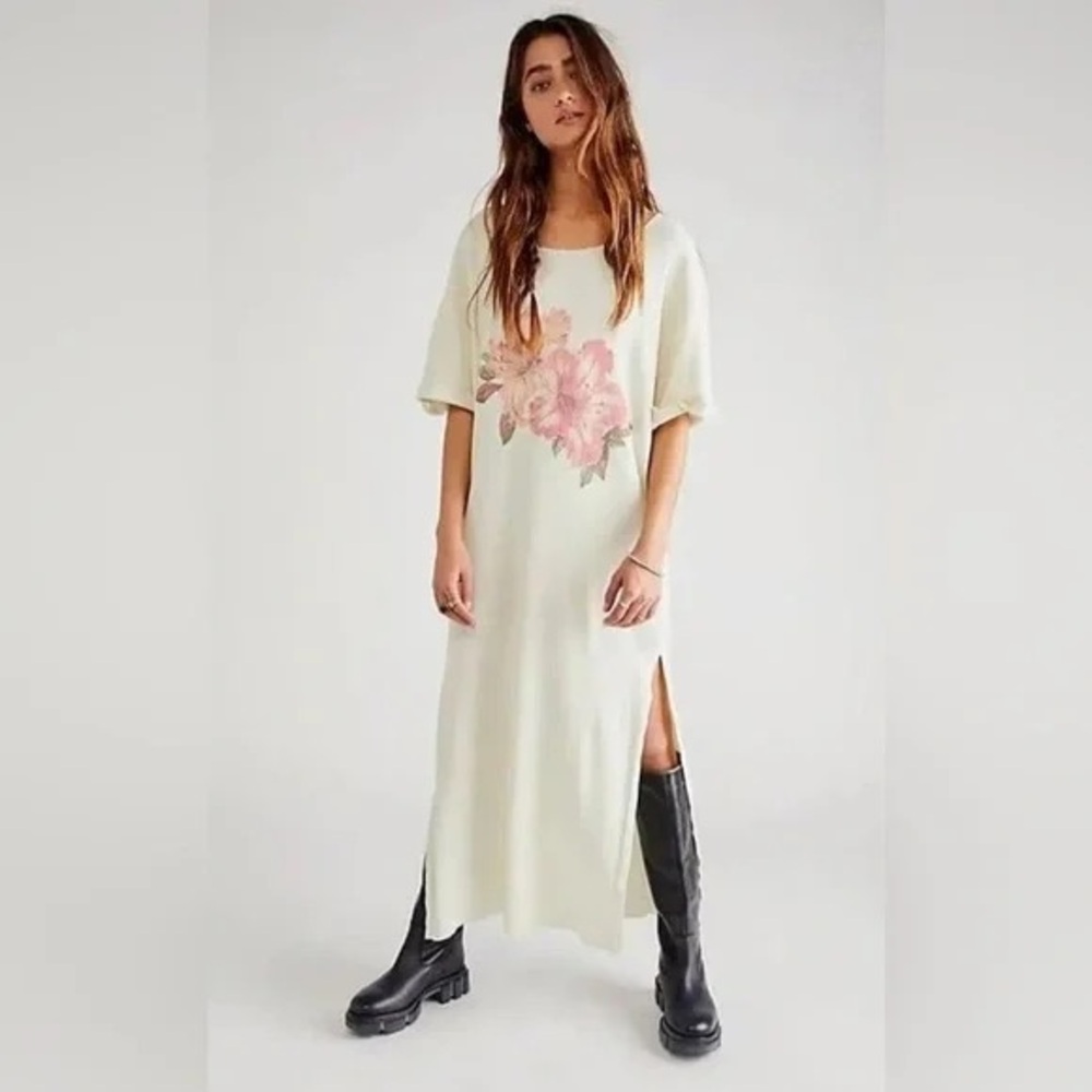 Free People x Vintage Souls Hibiscus Maxi Dress